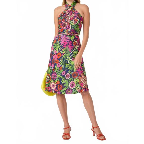 NEW TRINA TURK muri dress in multi color - Picture 1 of 1